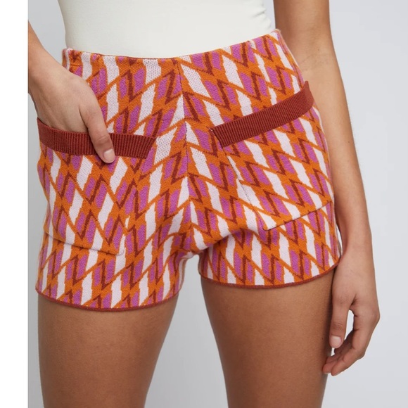 Free People Pants - Free People Orange Sweater Shorts mini
